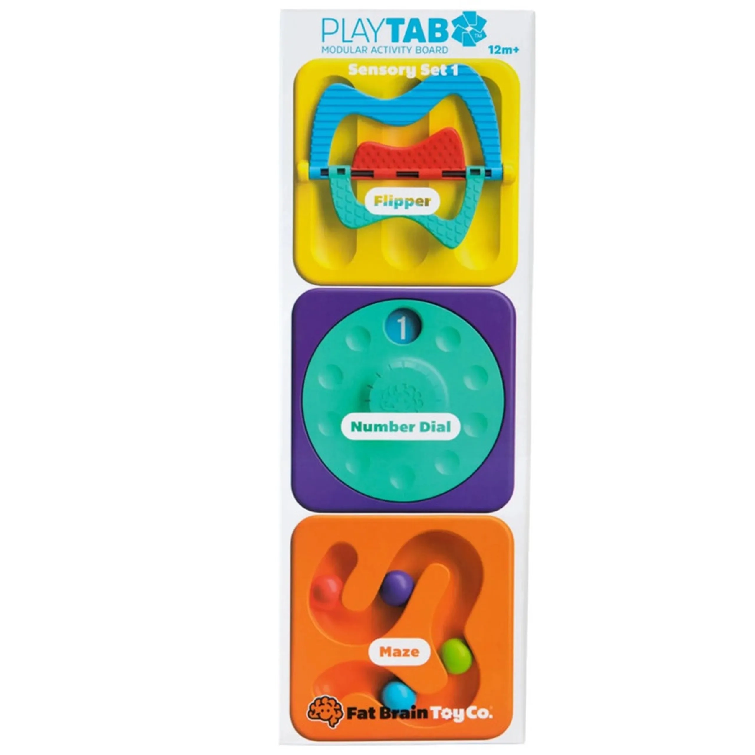 Fat Brain Toy Co. Playtab Sensory Set 1 - Suitable for 12 months & above 3 Pcs