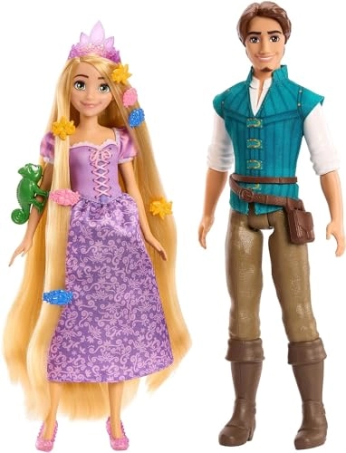 Rapunzel Doll - 30 cm + Flynn Rider Doll Ages 3+