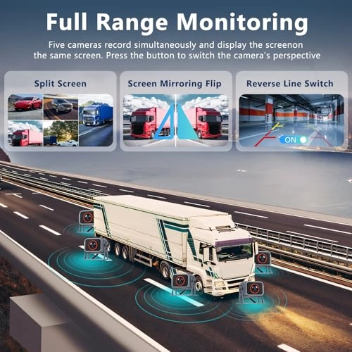 Backup Camera Monitor System - Night vision 1080P