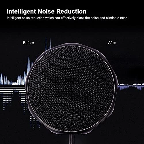 Omni-Directional Condenser 3.5mm-Mini-Jack+USB Microphone