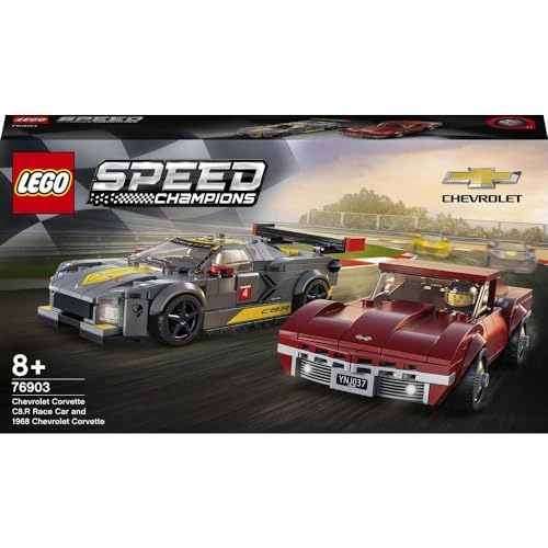 Speed Champions Corvette C8.R + Speed Champions 1969 Chevrolet Corvette (76903)
