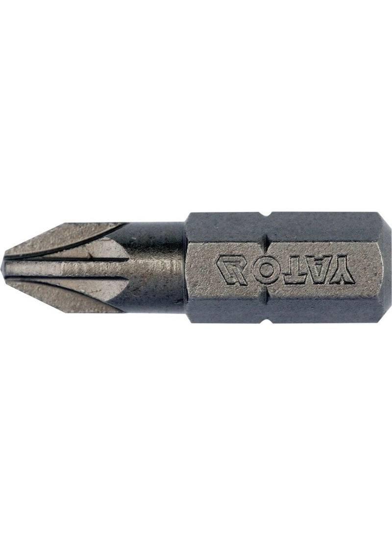 Screwdriver Bits - 10pcs/Box 1/4"x25mm