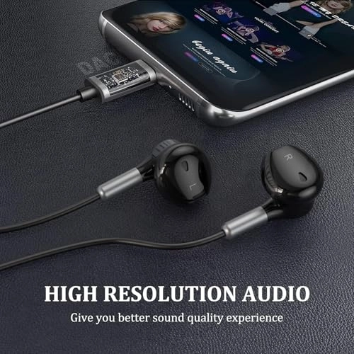 USB C Headphones Wired Earbud