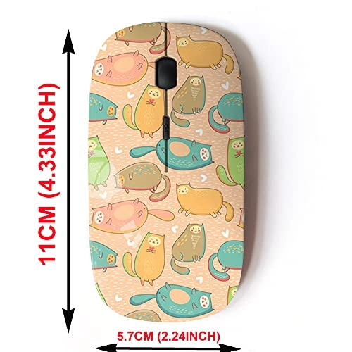 2.4G Cute Pattern Mouse - USB