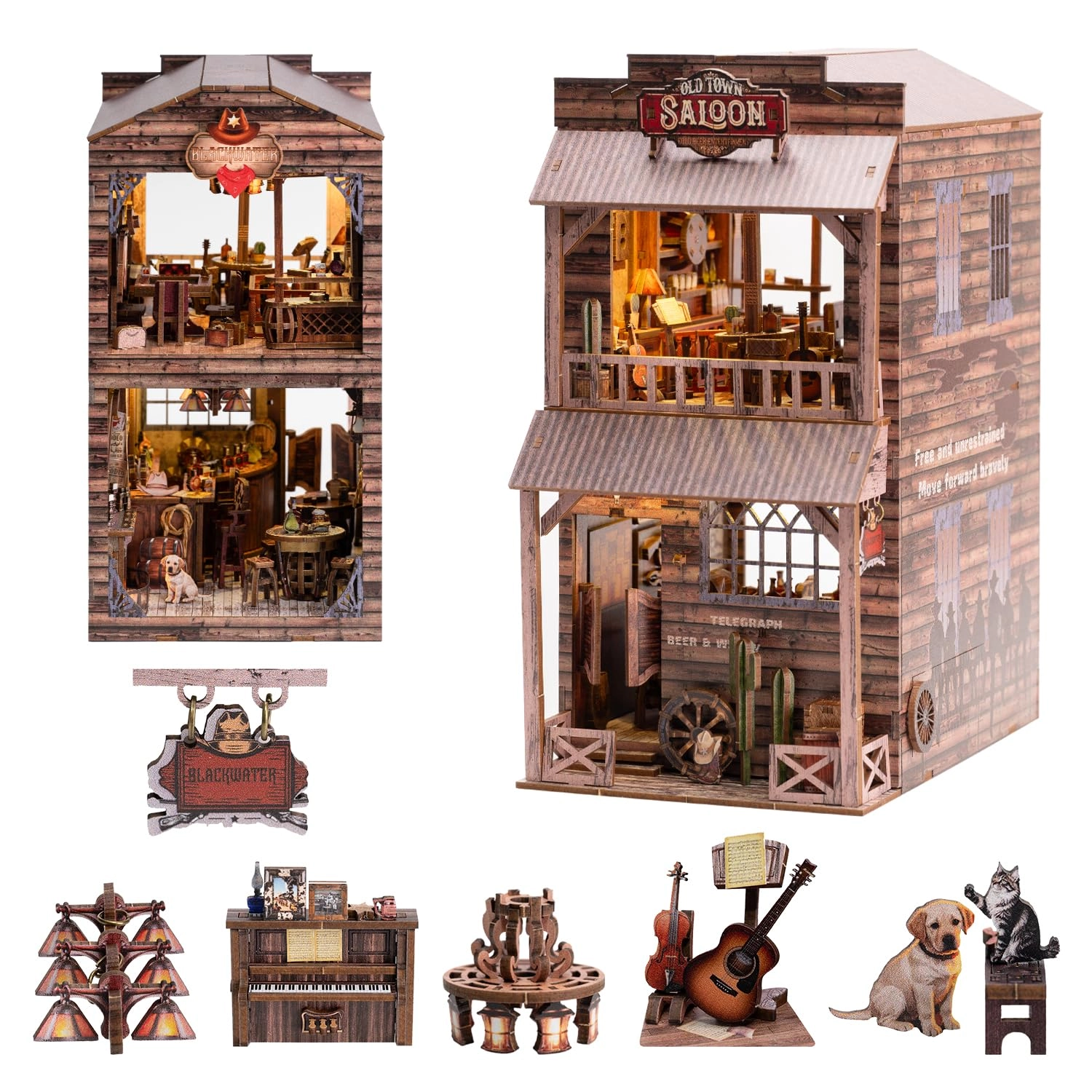 Wondyland Book Nook Kit - Double-Sided LED