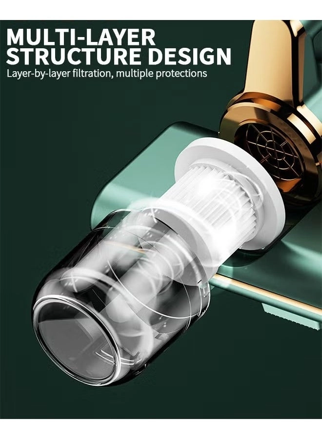 Bed UV Vacuum Cleaner - 12KPa Black