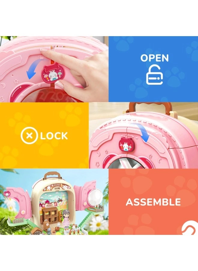 Pet Rabbit Doll - 3-in-1 Carrier Backpack