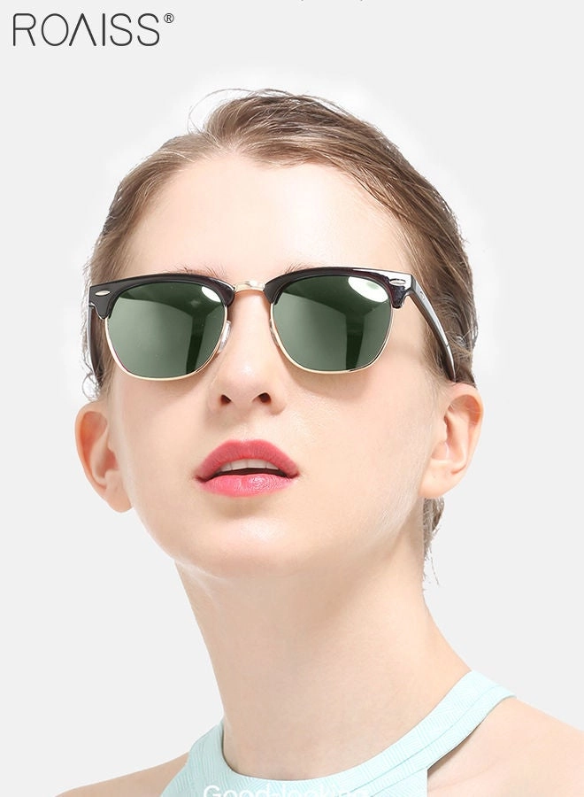 Oval Sunglasses - 50mm Green