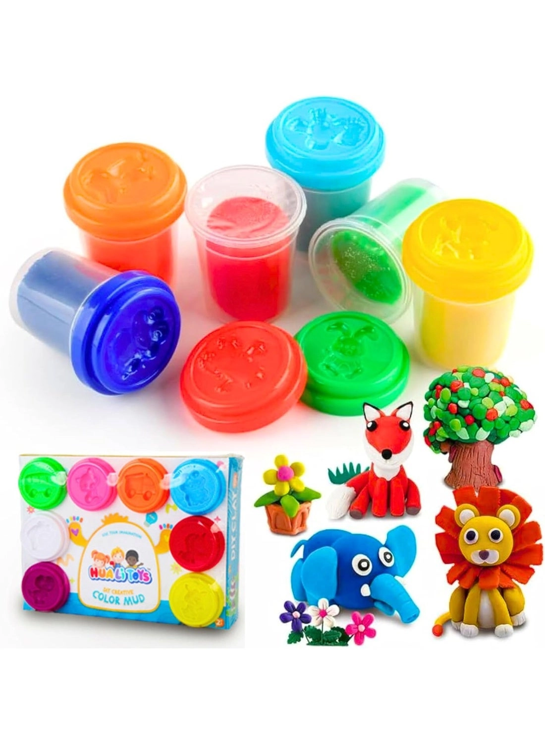 MAGIC VAULT Modeling Clay Kit - 8 colors