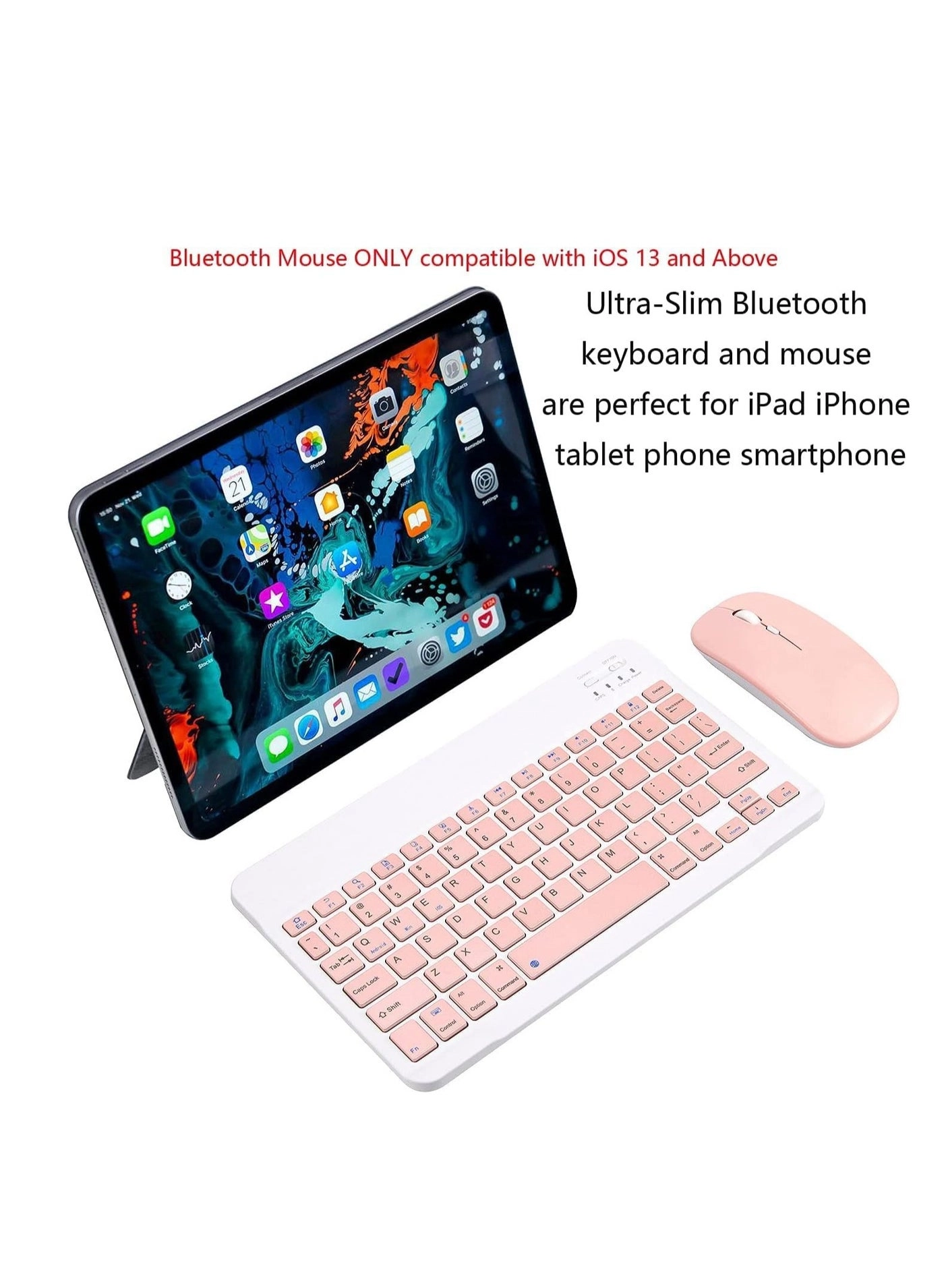Bluetooth Keyboard and Mouse Combo