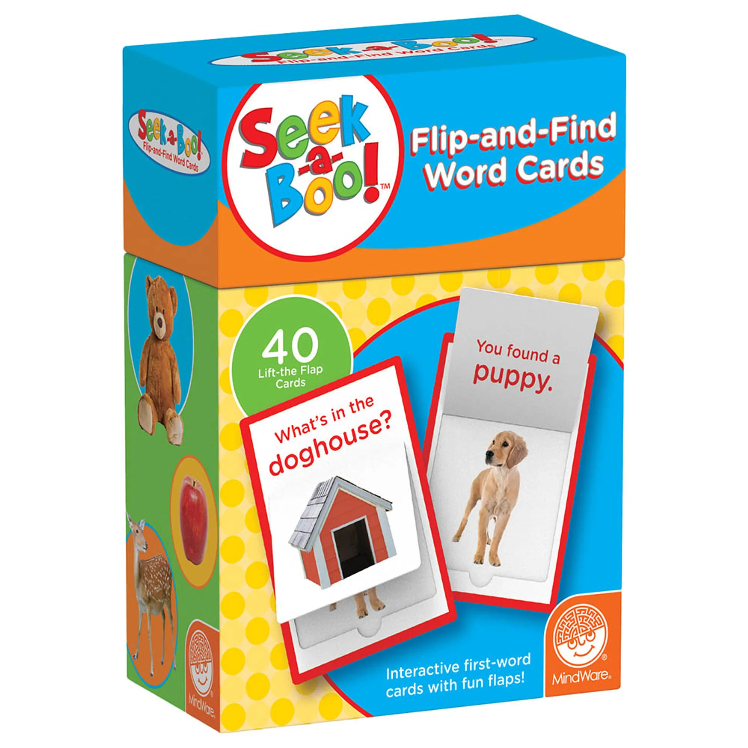 MindWare Seek A Boo!: Flip-And-Find Word Cards - 3 +
