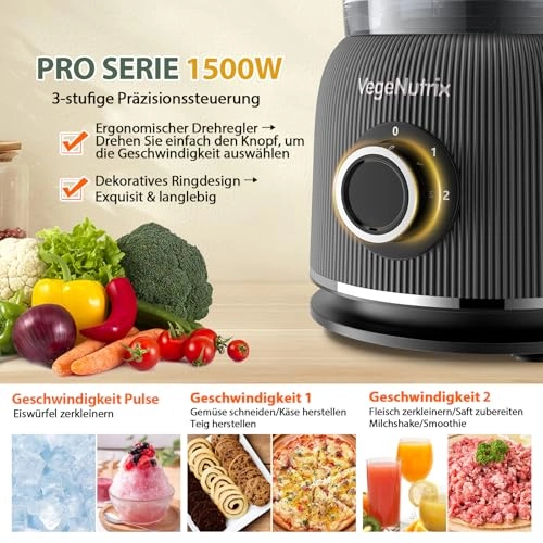 Multifunctional Food Processor - 2.5L 1500 W