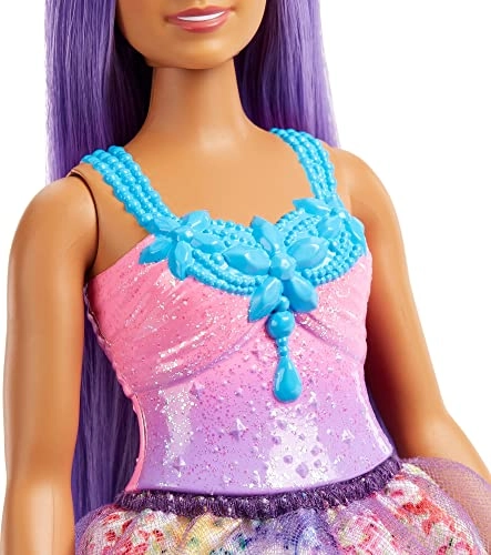 Dreamtopia Princess Doll - Plastic Purple Hair Ages 3+