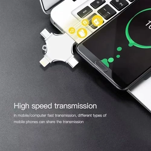 USB 3.0 Flash Drive - USB/Lightning/Type C 64GB