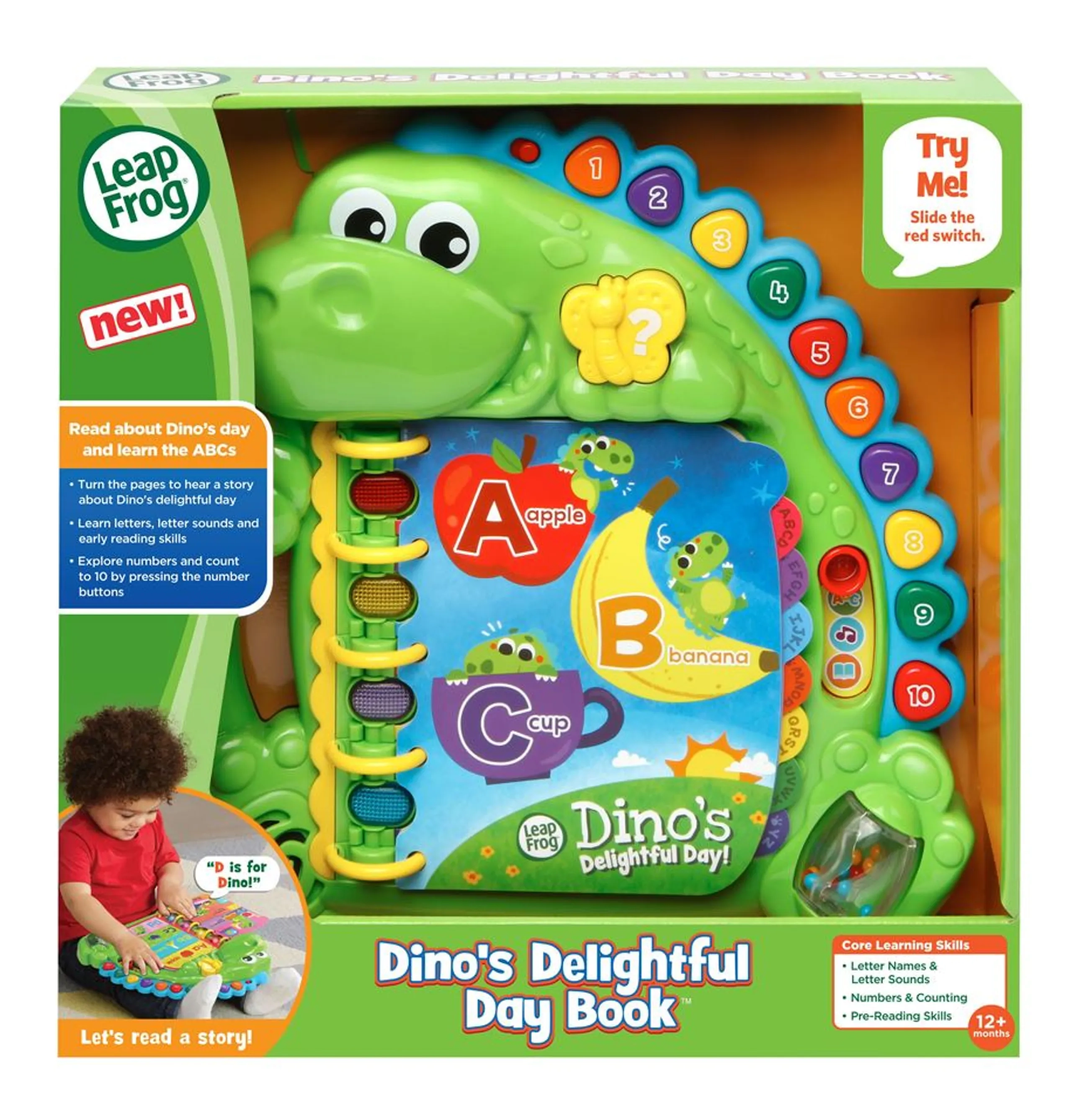 Dino's Delightful Day Playbook - Suitable for 3 years & above