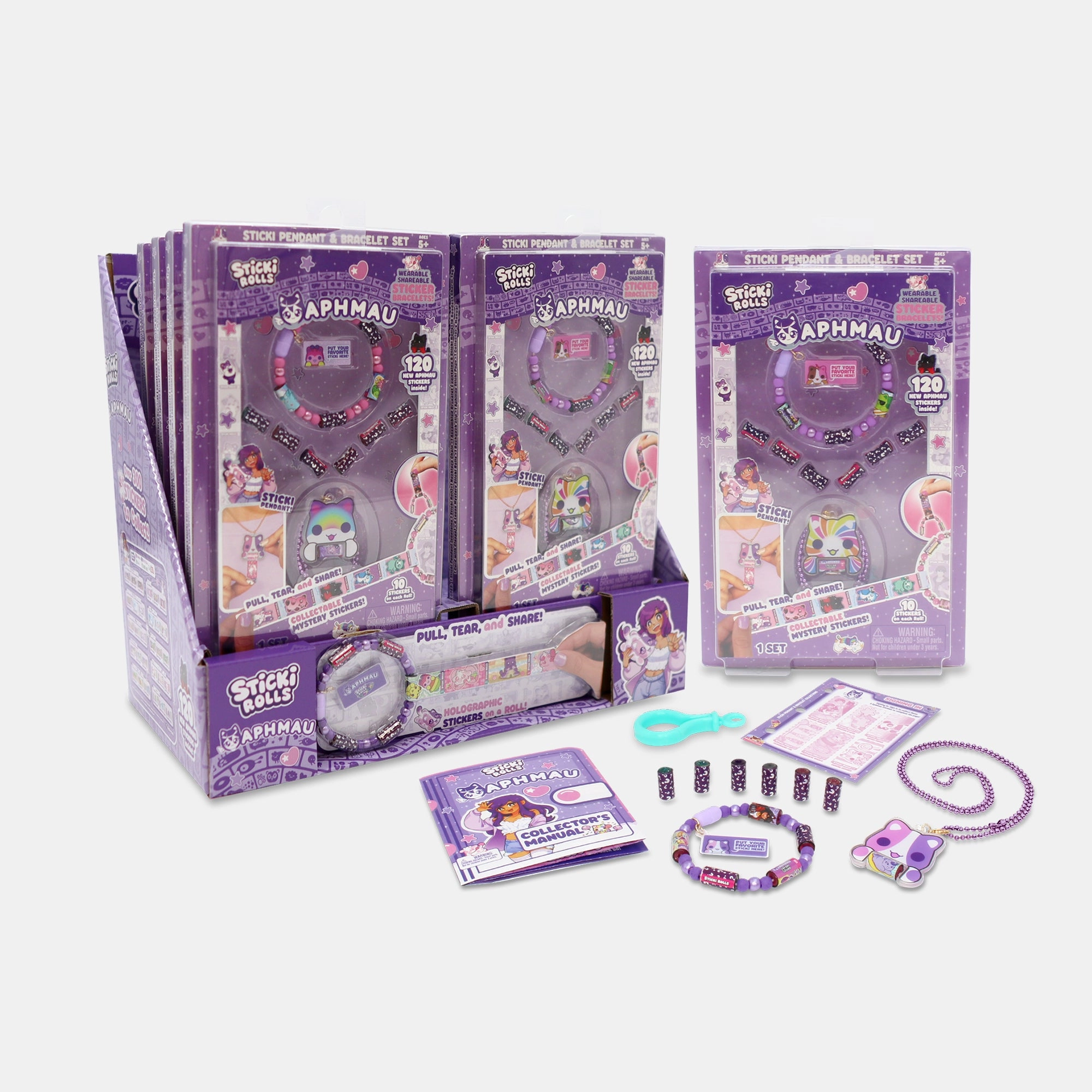 Pendant & Bracelet Set - 5+ years 10 pcs