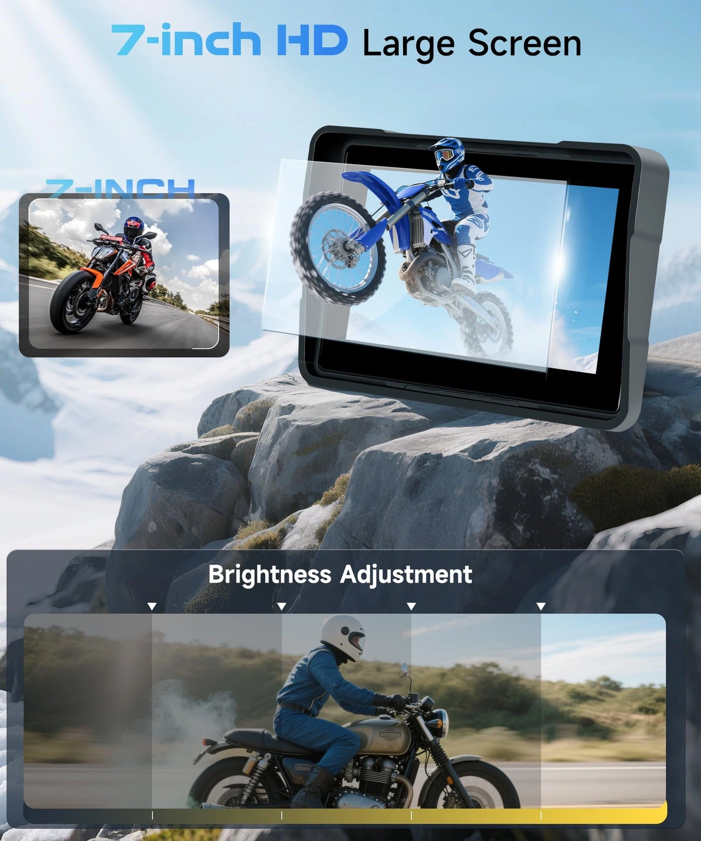 Motorcycle Wireless CarPlay - 5 Inch