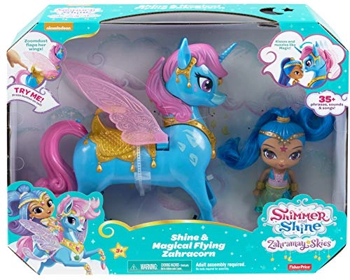 Shine and Magical Flying Zahra Corn - 3 years Shimmer and Shine 1 piece