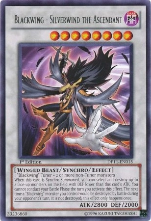 Konami Blackwing - Silverwind the Ascendant DP11-EN015 - 1pcs 1st Edition
