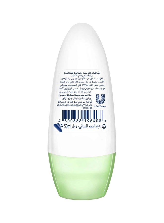 Antiperspirant Roll-On - Cucumber And Green Tea