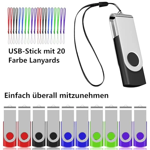 20 Pack Flash Drives - 512MB