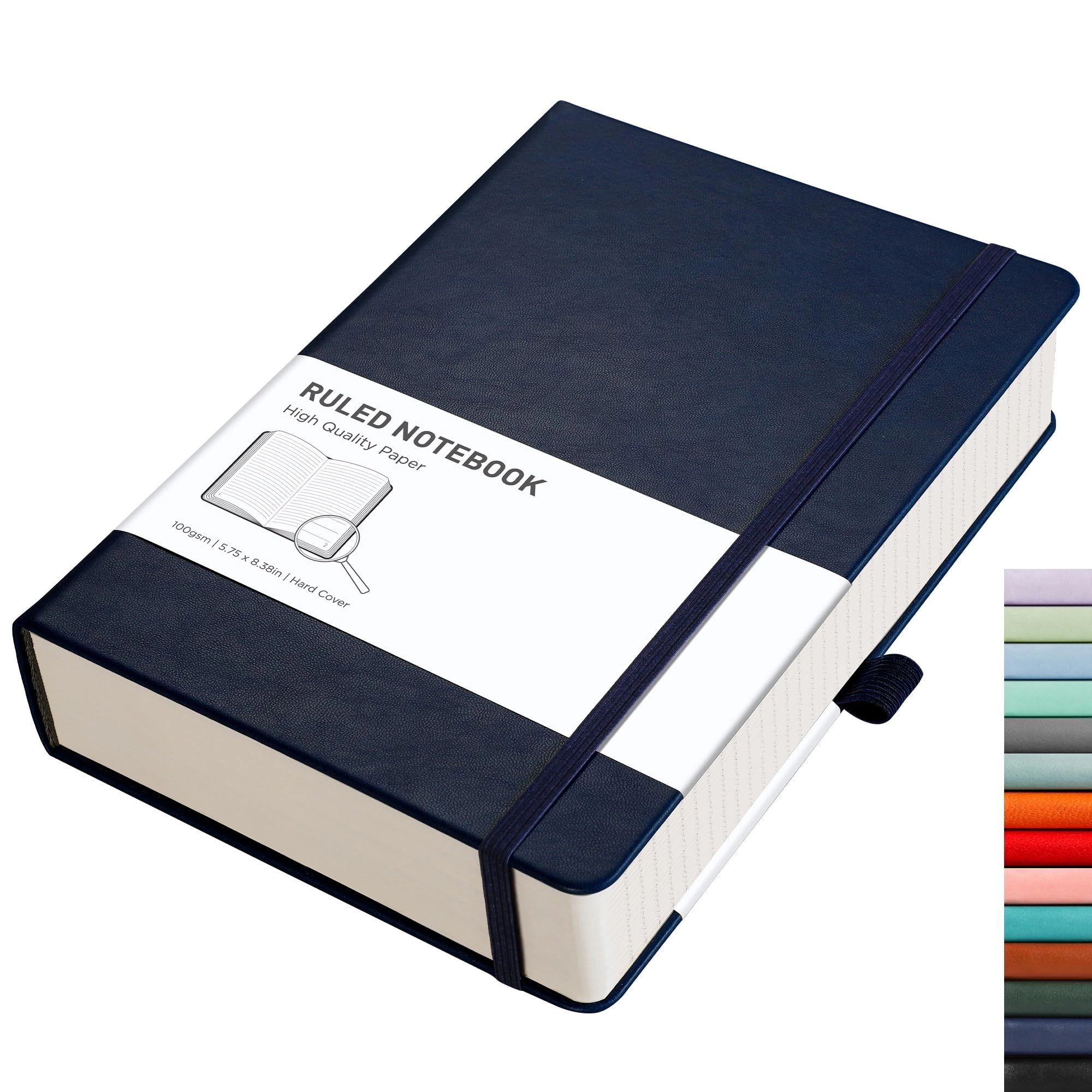 rettacy Lined Journal Notebook A5 Hardcover - Lined 320 Pages