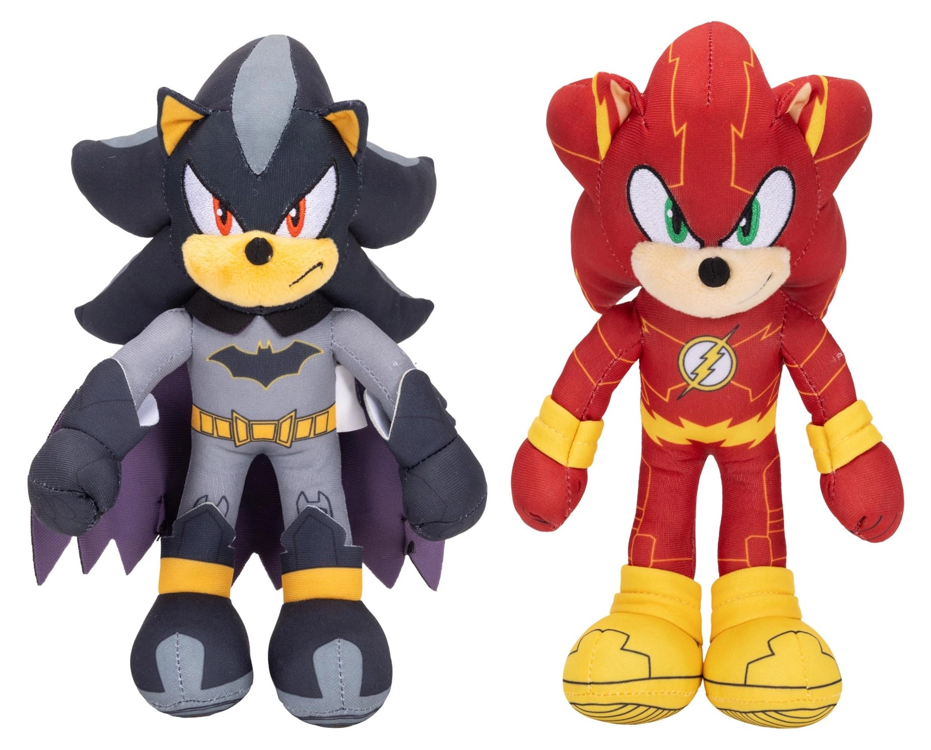Sonic the Hedgehog DC Comics - Shadow as Batman and Sonic as The Flash - 23 cm