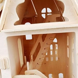 3D Wooden Puzzle House