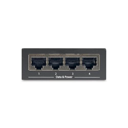 POEINJ4G - 120 Volts 30.8 Watts 4 802.3at and 802.3af 2000 Megabits Per Second 120W