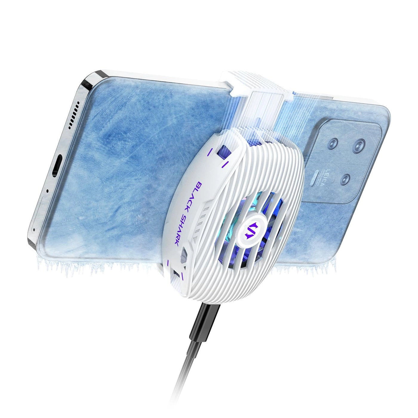 FunCooler 5 NEO - Wired RGB Cooling Fan for 2.67-3.45in Phones