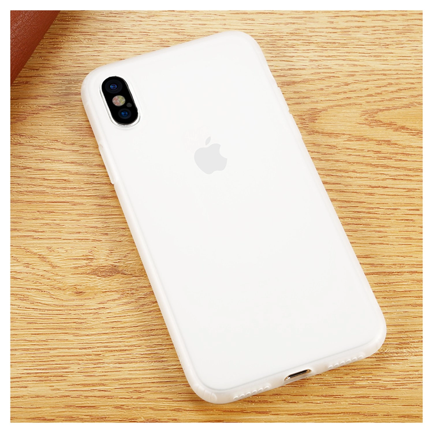 Pudding Series Cover Back Case for iPhone X