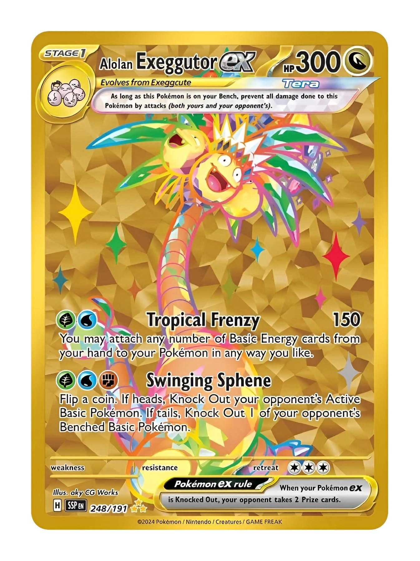 Pokémon Alolan Exeggutor ex 248/191