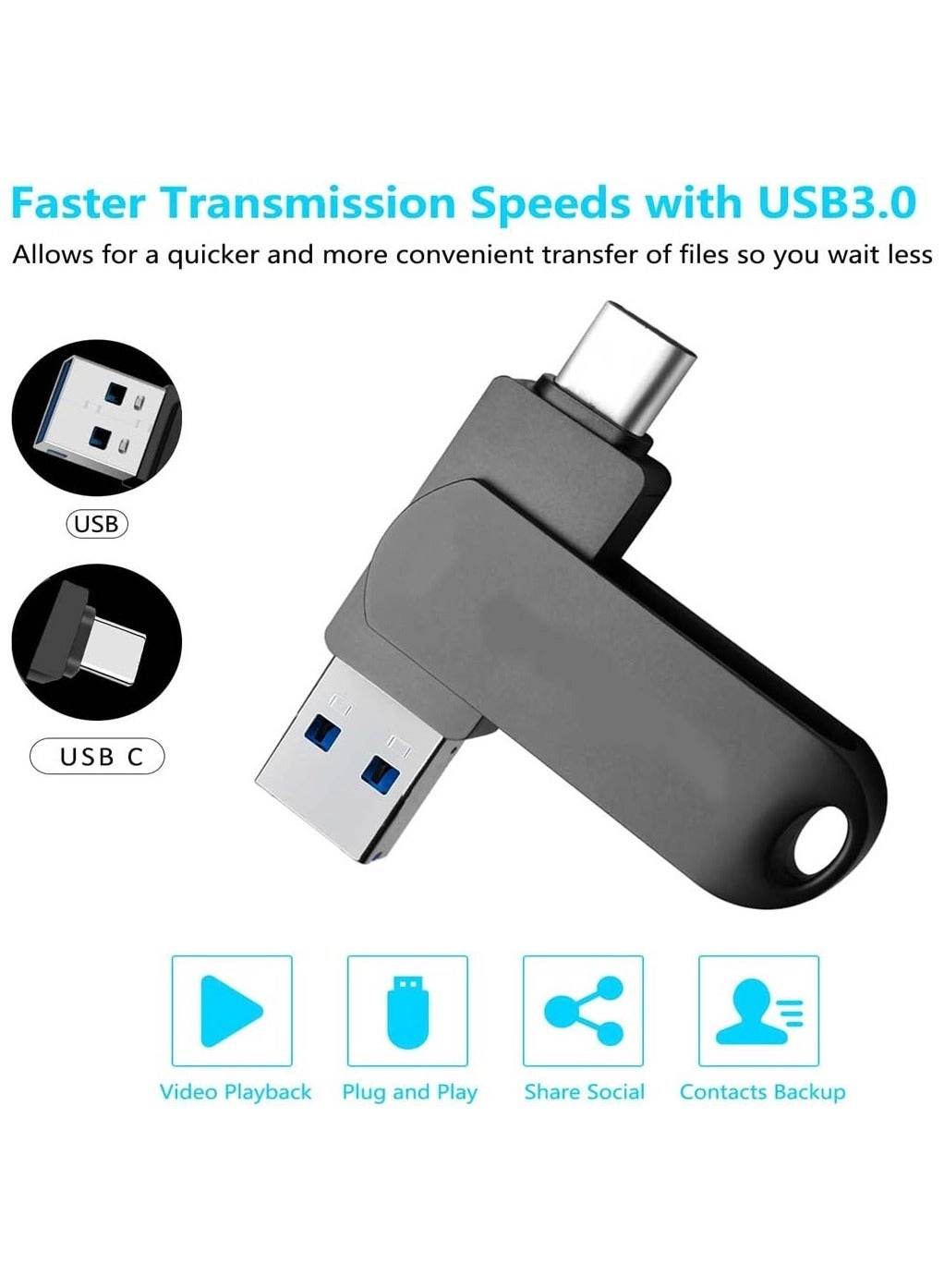 USB-C Flash Drive - USB 3.0 64GB