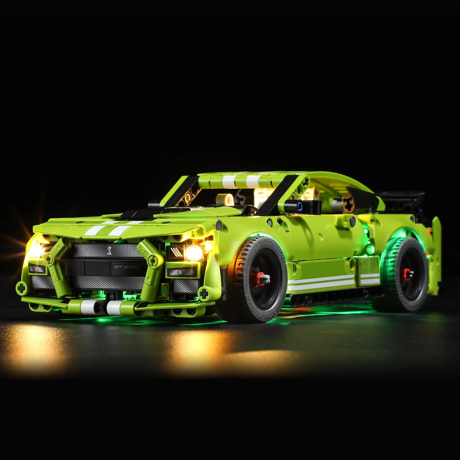 BRIKSMAX Led Lighting Kit for LEGO Technic Ford Mustang Shelby GT500 Car Set 42138