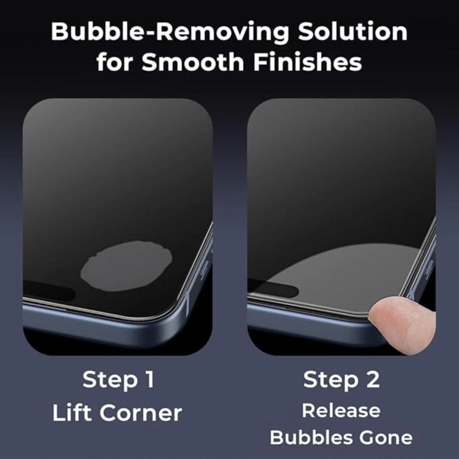 Anti-Fingerprint Tempered Glass Screen Protector for iPhone 15 Pro Max