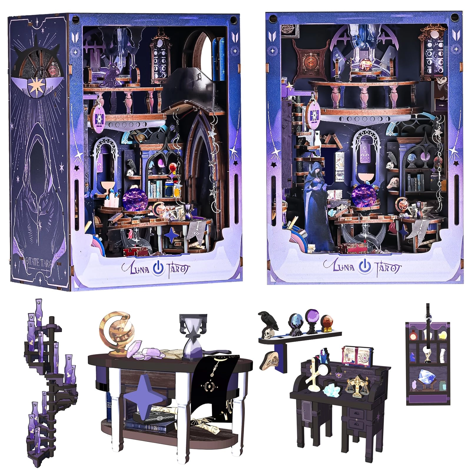 Spilay Book Nook Kit - LUNA TAROT