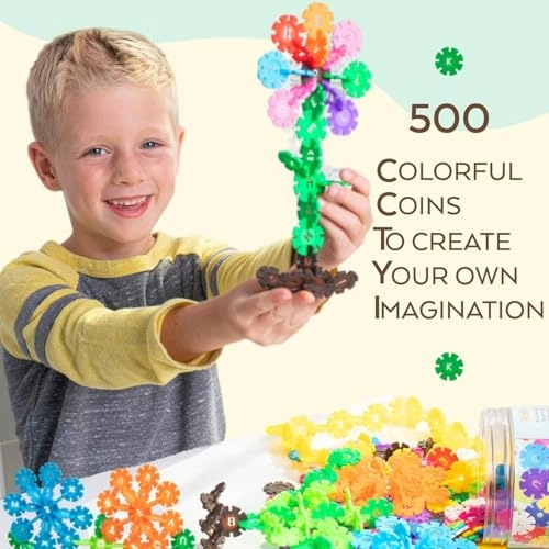 snowflake building blocks - 500 pcs