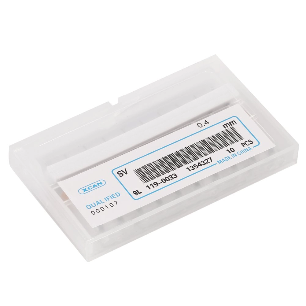 Eacam Micro Drill Bits - Tungsten Steel, White Steel 10pcs 0.4mm