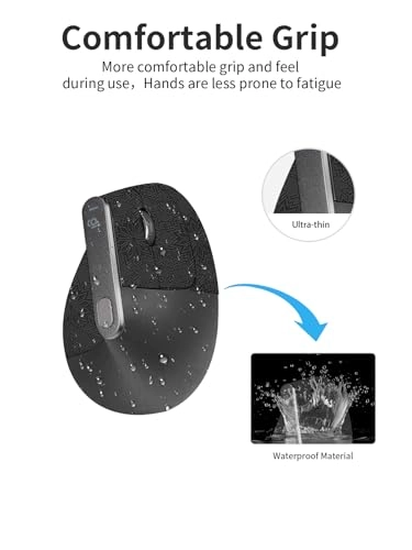 Mouse Anti-Slip Grip Tape - for Logitech MX Vertical Self-Adhesive