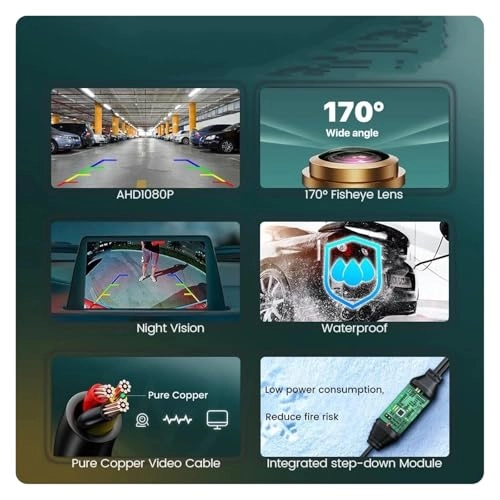 Rear Reversing Backup Camera - Night Vision 4-PIN Cable