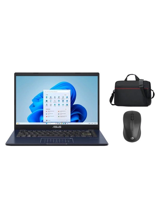 ASUS Vivobook E410KA 90NB0UA5 - 14'' Celeron N4500 4GB DDR4 64GB SSD + Laptop Bag + Mouse