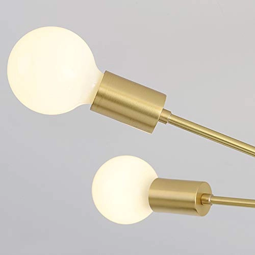 Full Copper Glass Chandelier - 7 Heads 90*27*30cm