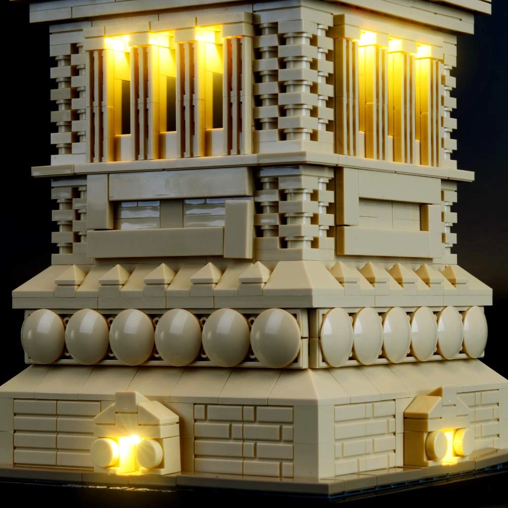 Led Lighting Kit For Architecture Statue Of Liberty - Compatible With Lego 21042