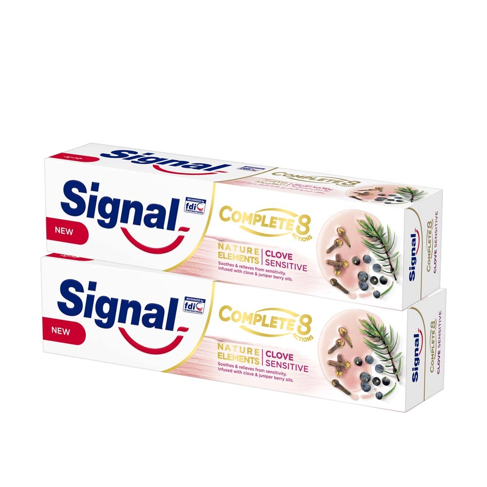 Signal Nature Elements Clove Toothpaste 2 x 75ml