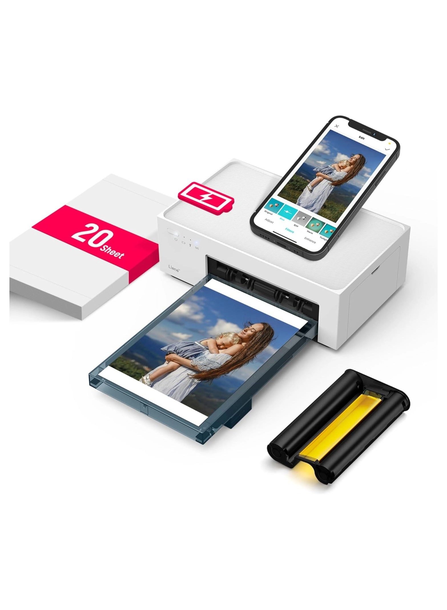 Liene Photo Printer DHP512 - 4x6''