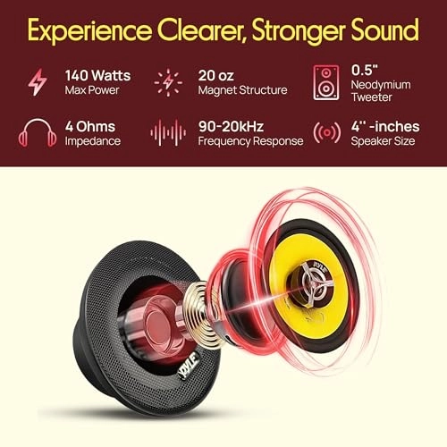 4" Car Sound Speaker - 2-Way