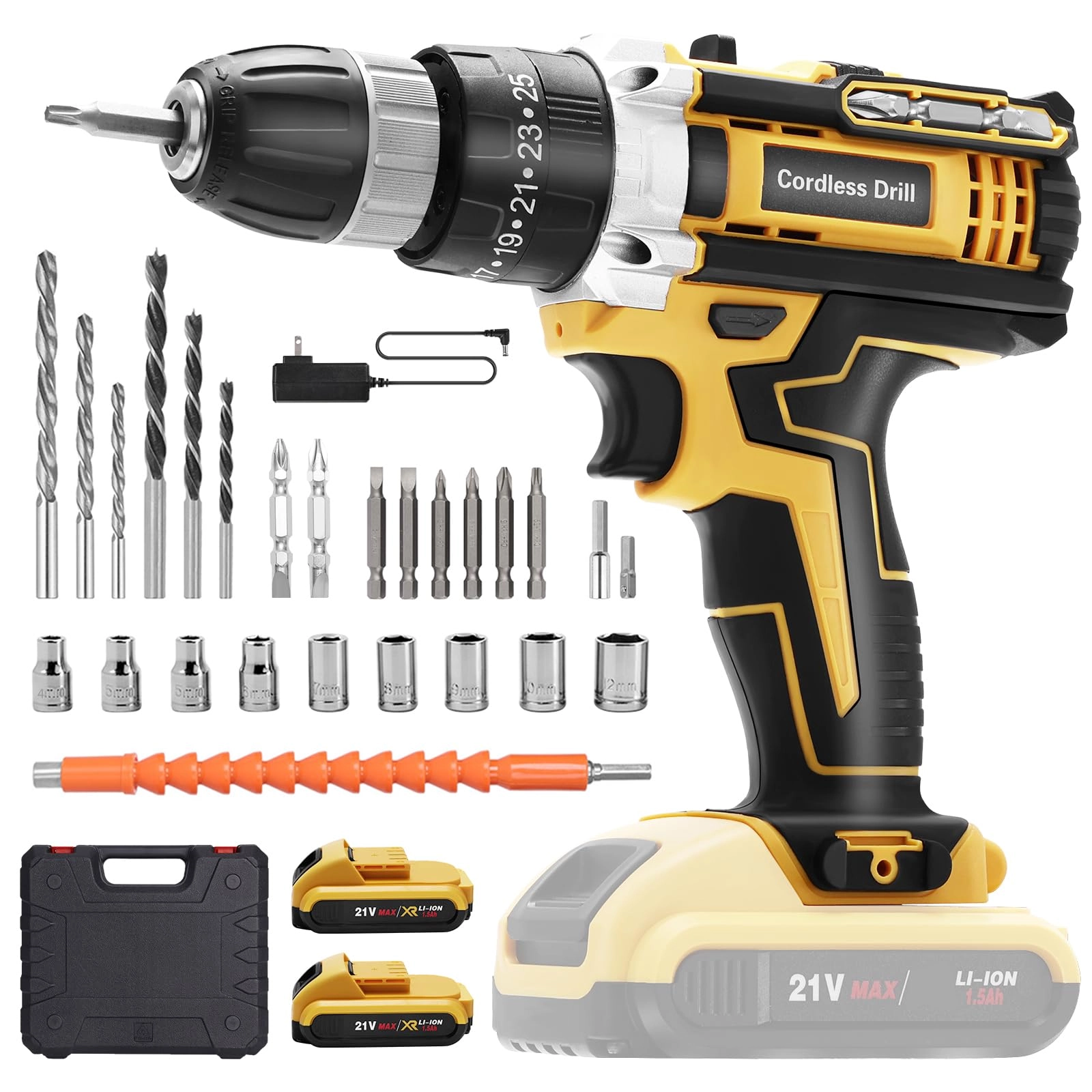 blayram Cordless Screwdriver Set - 1500 Milliamp Hours