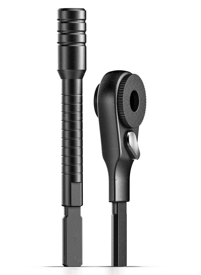 GALVANOX Flat-End Bit Extender and Ratchet Driver Set - 2PC