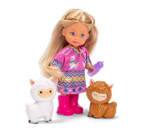 Evi Love Doll - 12 cm Alpacas 2 Animal Figures Ages 3+