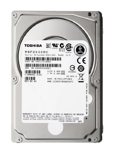 Enterprise 2.5" 10025rpm 16MB SAS-2 (MBF2600RC) - 600GB